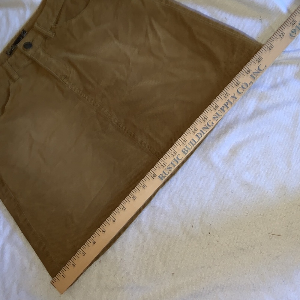 PRANA TRISTA rusty brown corduroy miniskirt size 4 tortoise - Picture 5 of 12
